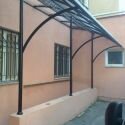 увеличить фото кованый навес