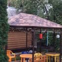 увеличить фото кованая беседка