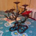 увеличить фото Эксклюзивное кованое изделие. Подсвешник