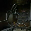 увеличить фото Кованая подставка с вертелом